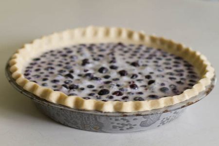 Blueberry Cream Pie