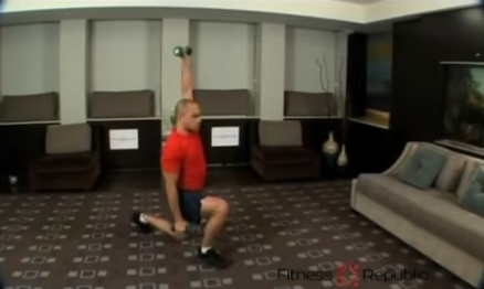 Single Arm Raise With Dumbbells