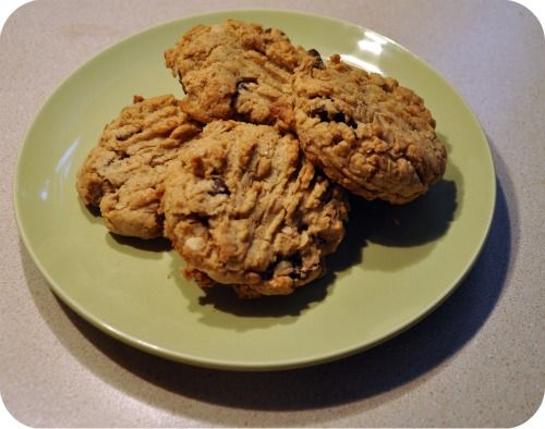 Delicious Peanutbutter Chocolate Chip Cookies