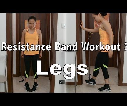 Creative Lower Body Resistance Band Circuit Burnout 