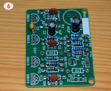 Solder the Capacitors Into the PCB