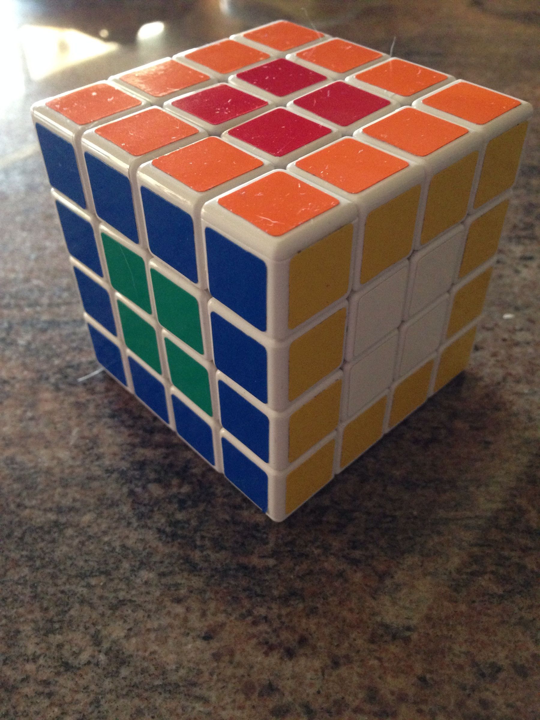 4x4x4 Rubiks Cube Opposite Side Flowers