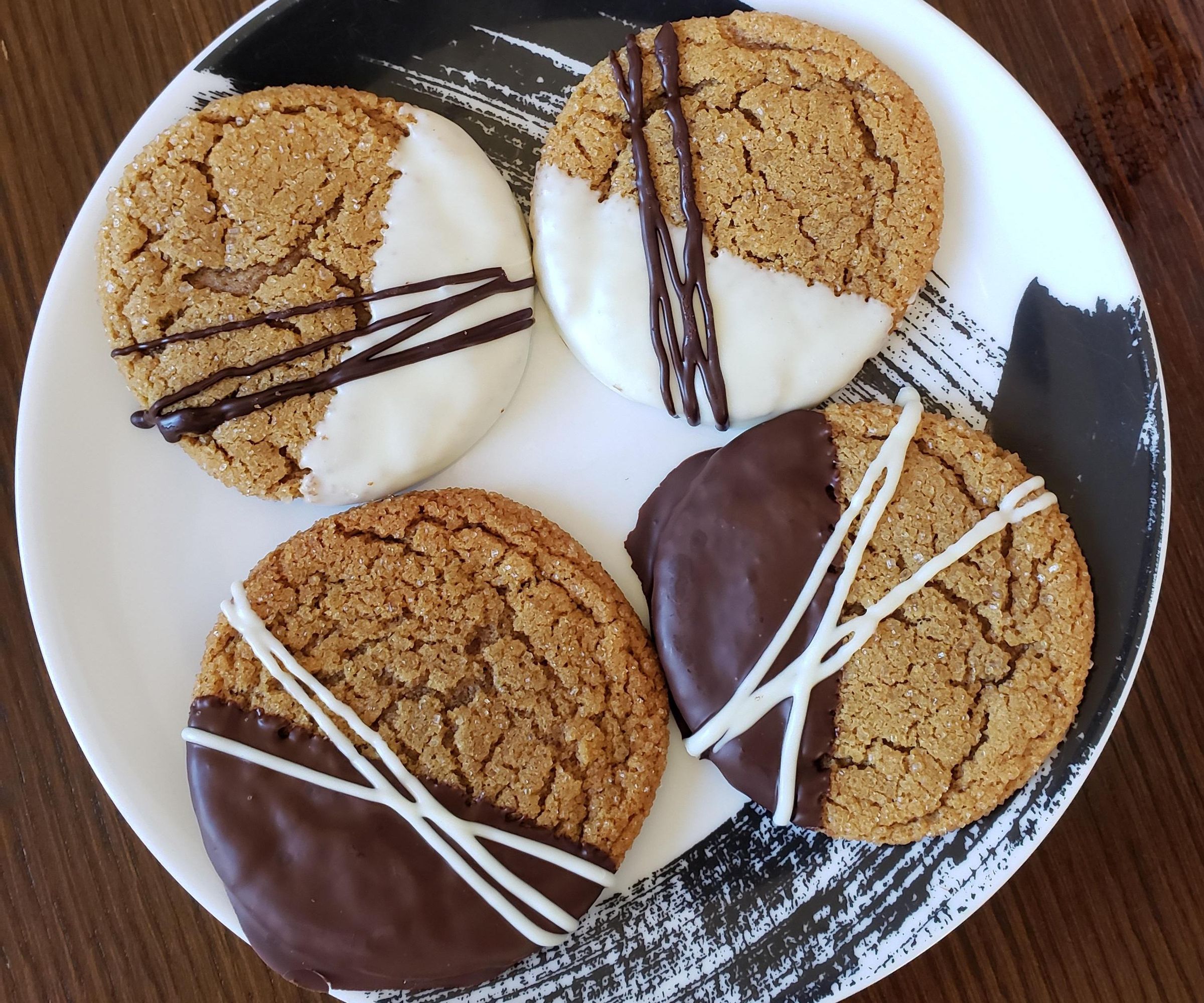 Chocolate Dipped Gingersnaps