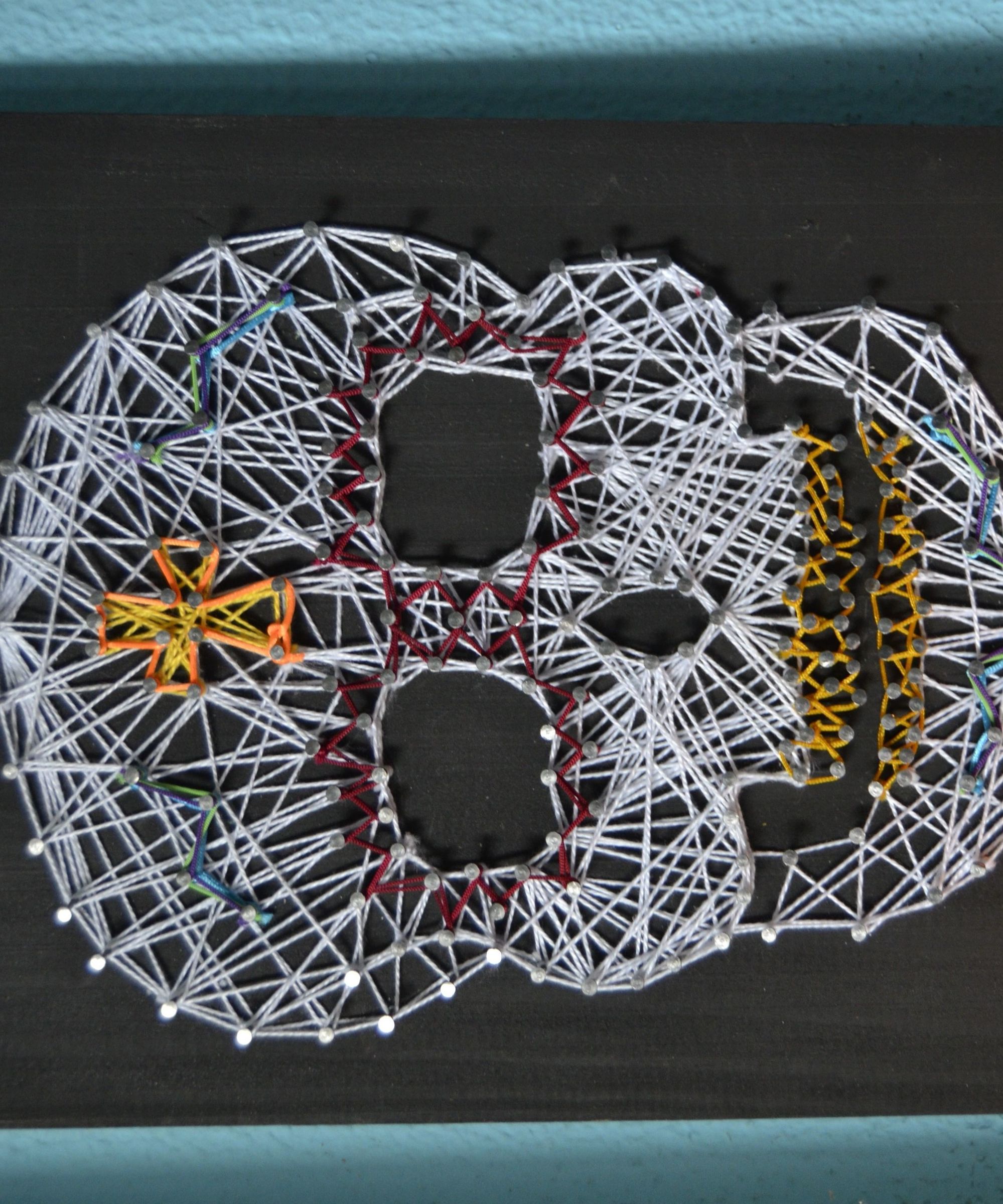 Sugar Skull String Art