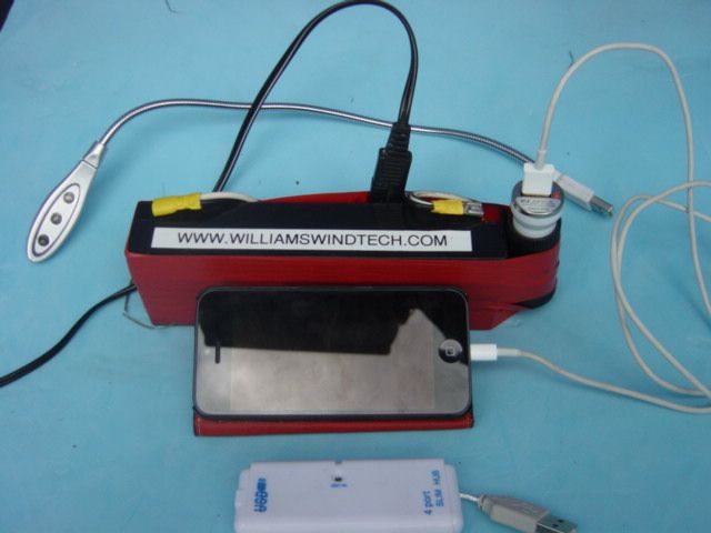 SOLAR POWERED MOBILE PHONE CHARGER FOR CAMPING, FISHING AND OUTDOORS