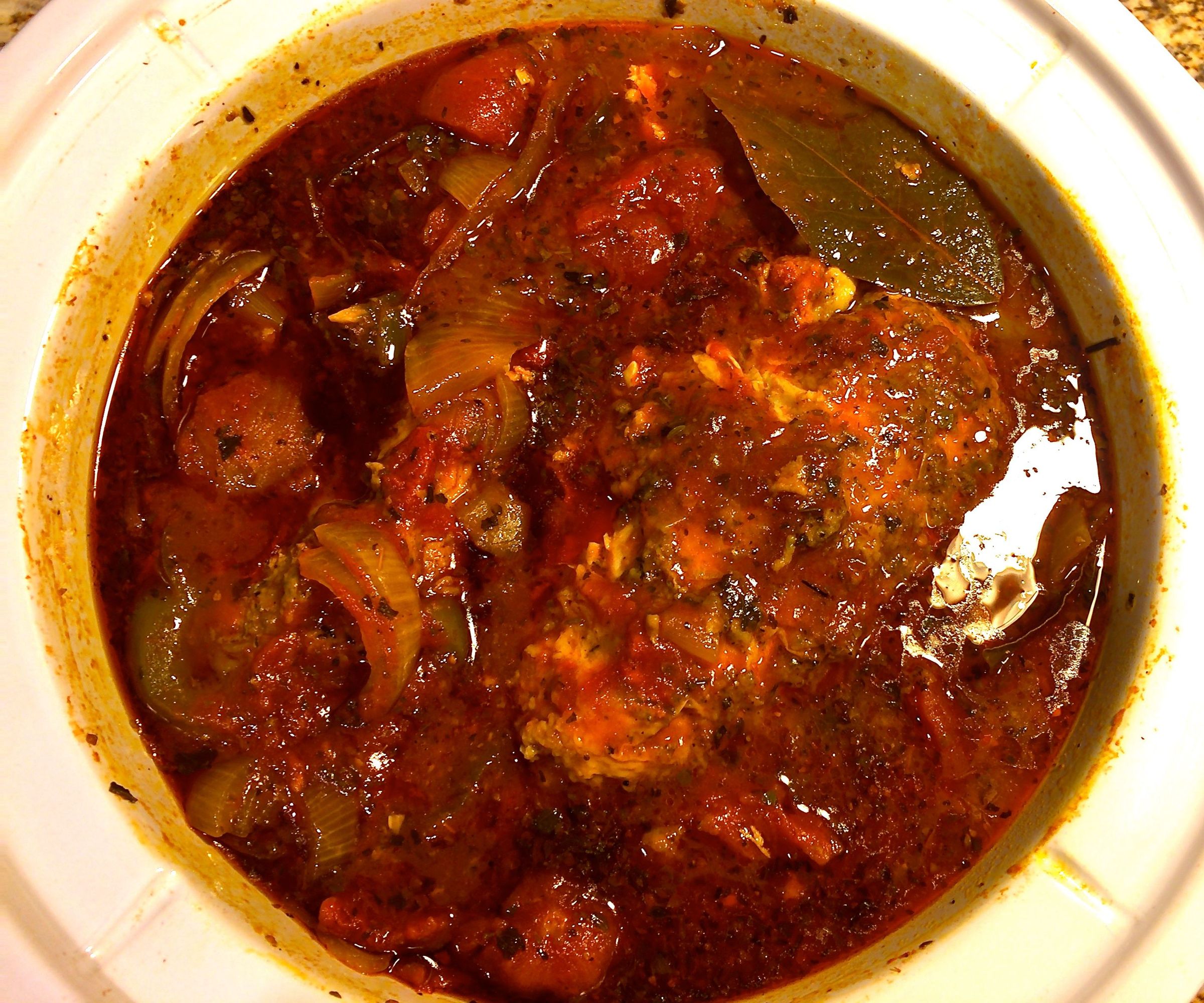 Classic Slow Cooker Chicken Cacciatore 