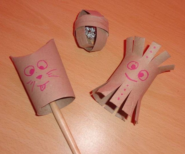 Paper Roll Cat Toys