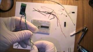 DIY RC Robot With Your Android Phone Tutorial Part 2: Bluetooth/Microcontroller Parts & Wiring
