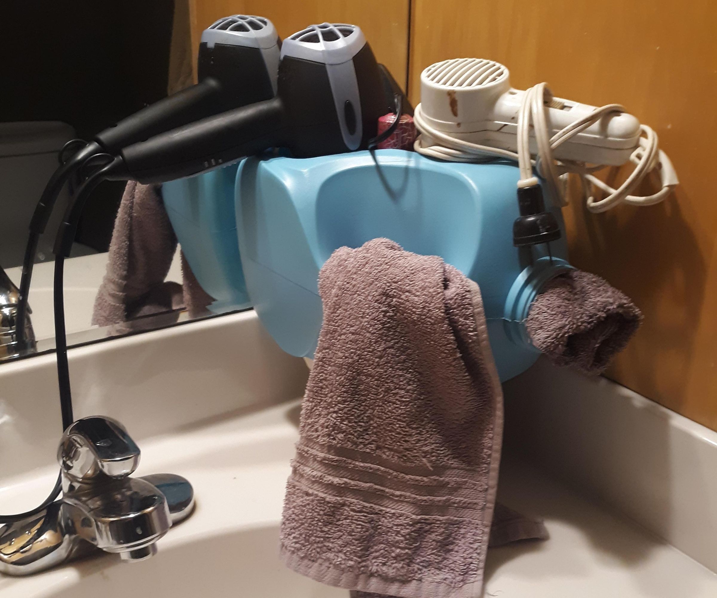 Organizer Out of Laundry Detergent Container 