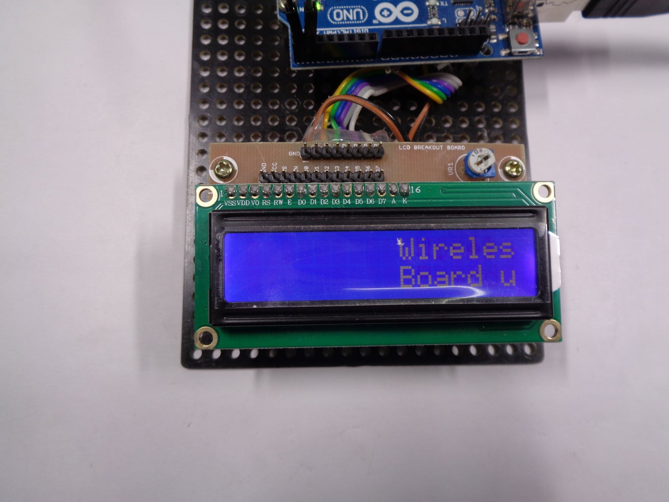 Wireless Electronic Notice Board Using Arduino 7 Steps Circuit Diagram