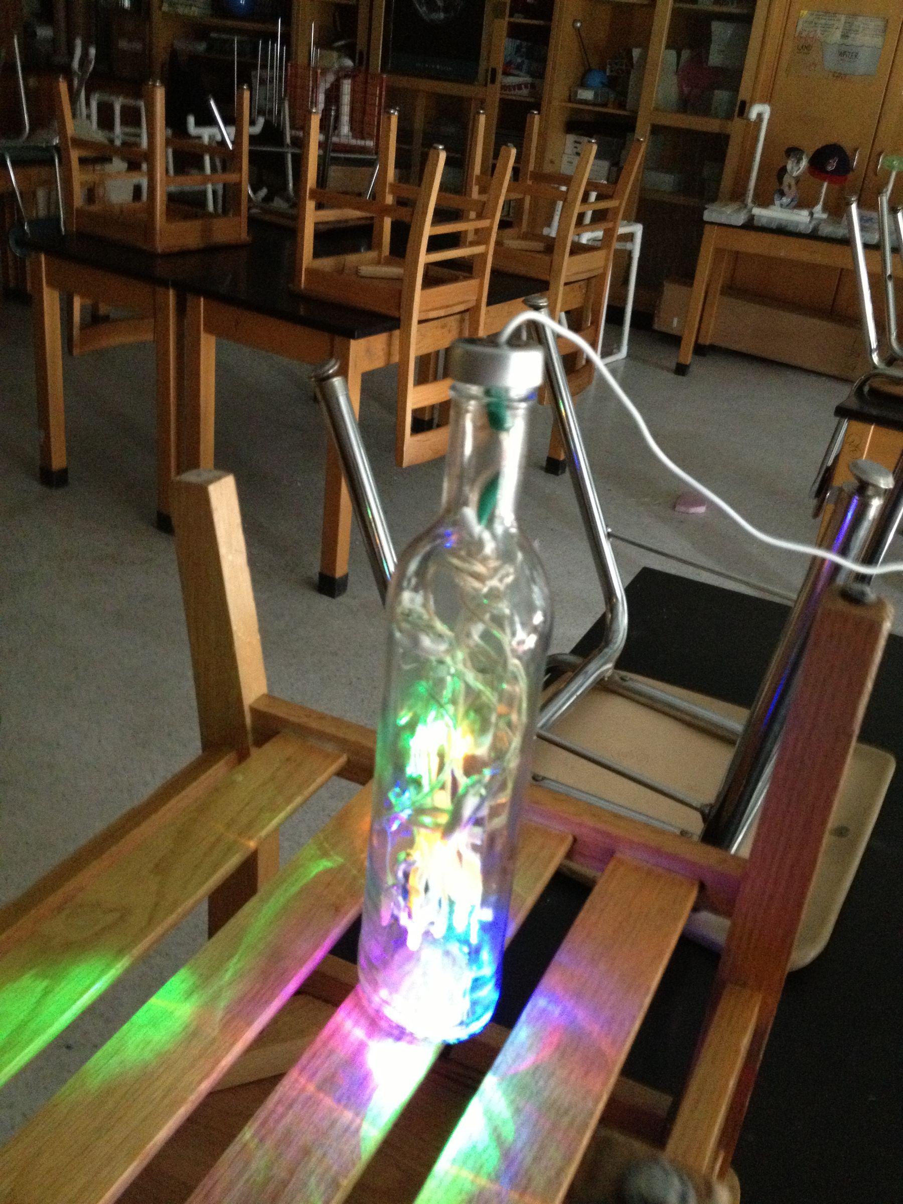 Rum Bottle LED Lamp