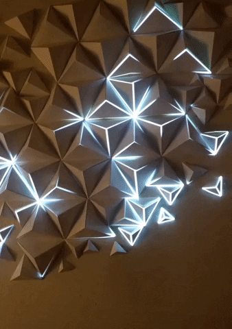 Origami and Projection Mapping