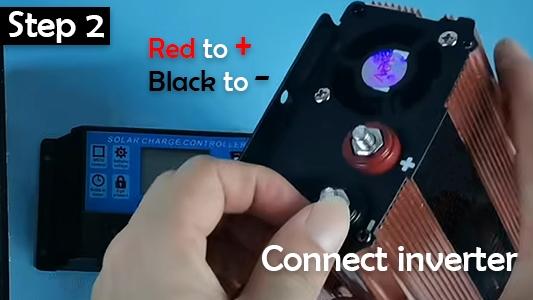 Connect the Battery to the Charge Controller