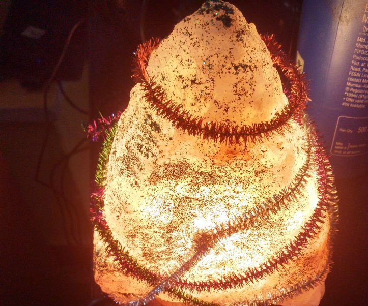 Salt Lamp Christmas Tree