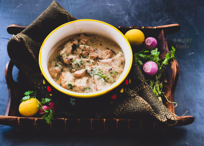 MALAI TIKKA WITH GRAVY ( Creamy Tikka)