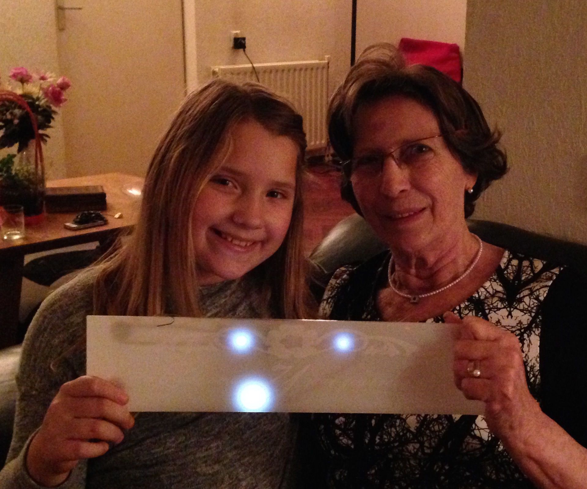 Birthday card with Chibitronics