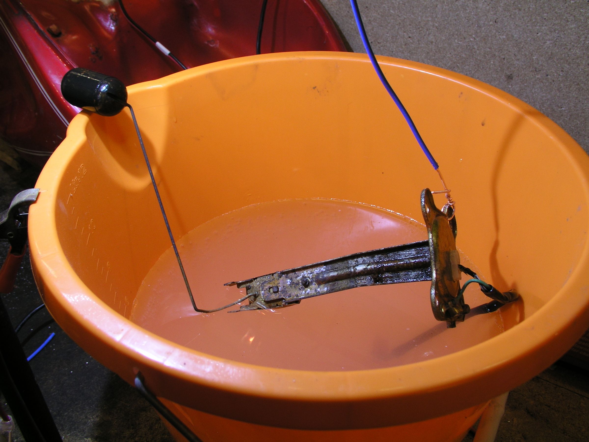Electrolysis Rust Removal - Parts