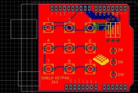SHIELD KEYPAD 3X3 ARDUINO : 5 Steps - Instructables