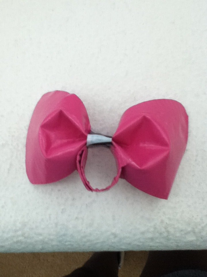 How to Make a Duct Tape Ring Bow 7 Steps Instructables