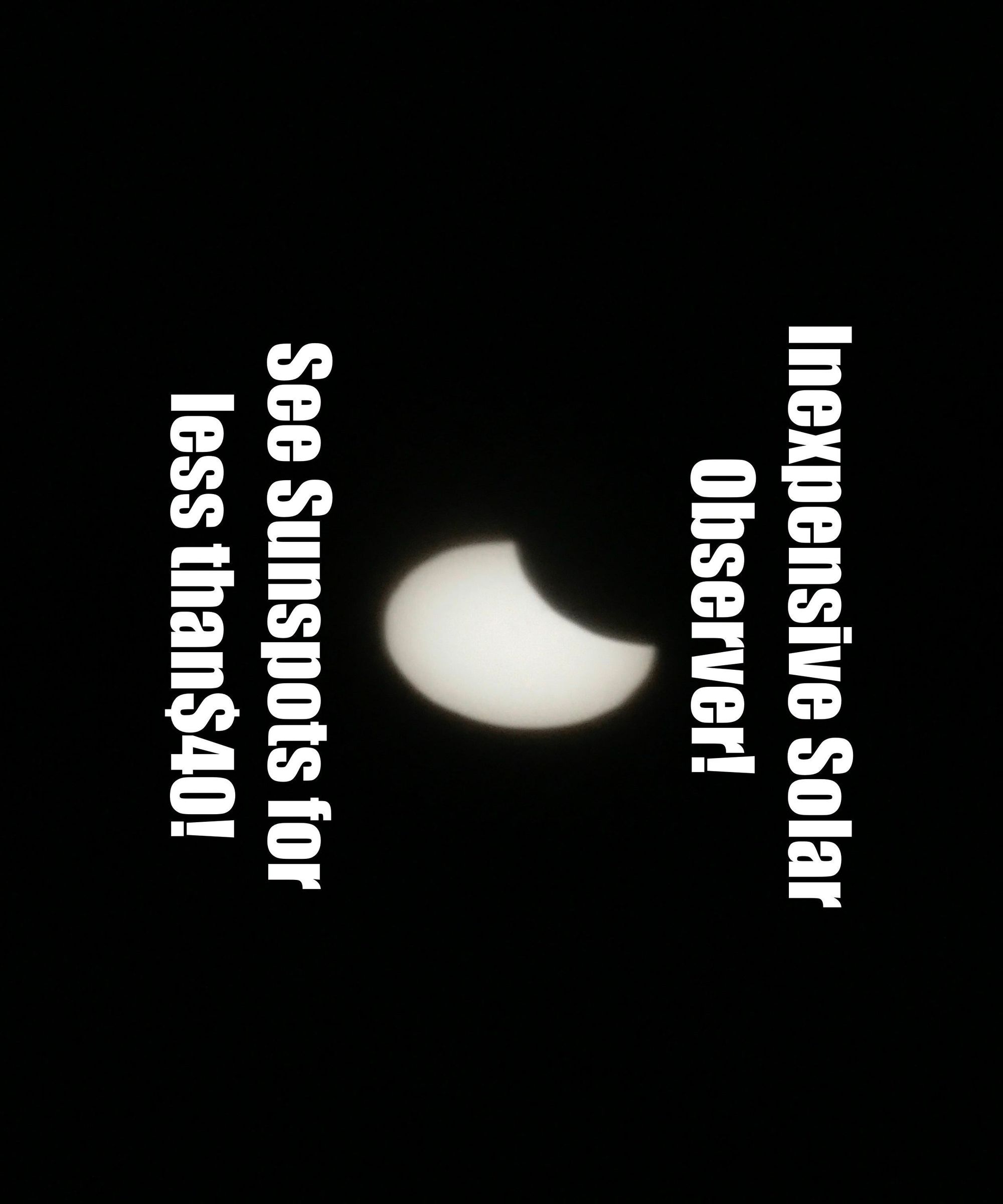 Giant Camera Obscura Sun Observer