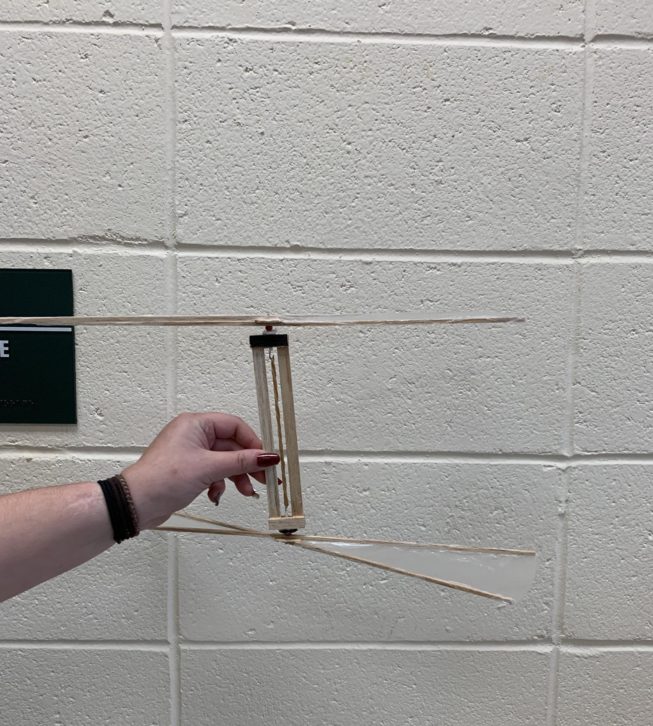 How to Make a Rubber Band Powered Helicopter 4 Steps Instructables