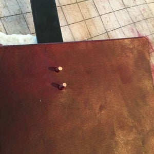 Set Your Straps to the Back Pocket and Glue the Back Pocket to the Back of the Bag. 