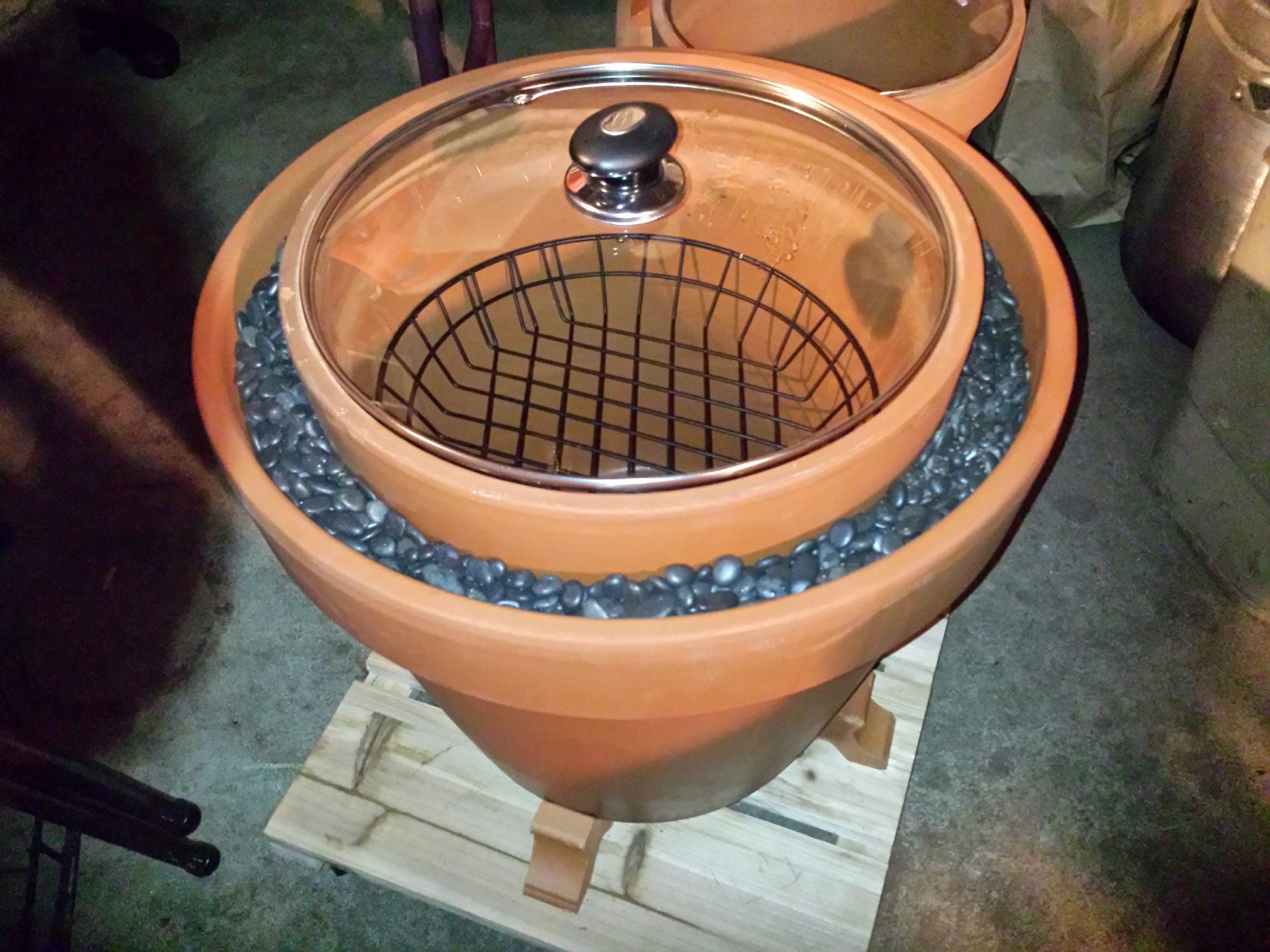 Fill the Gap With Sand, Add Water, and Top With Decorative Rocks