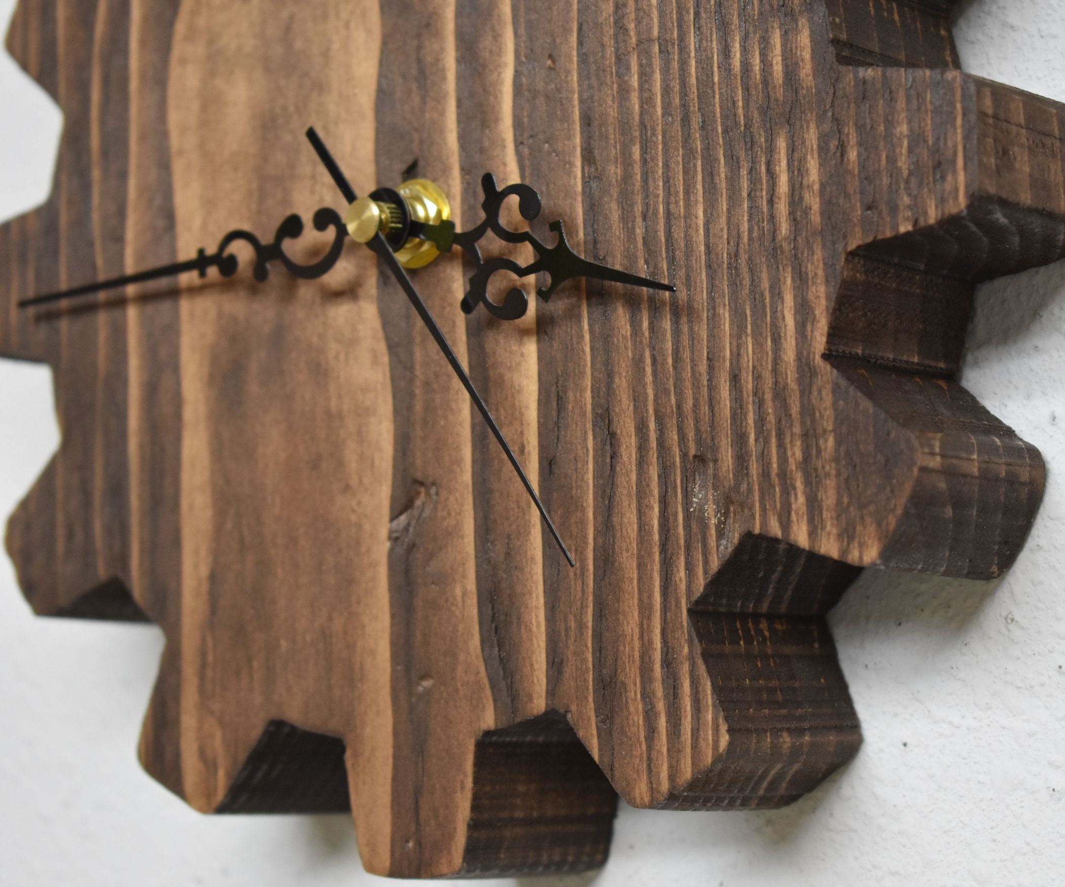 Wooden Gear Wall Clock : 6 Steps (with Pictures) - Instructables