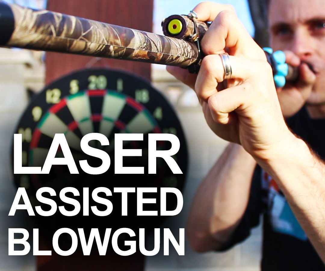 How to Make a Laser Assisted Blowgun 