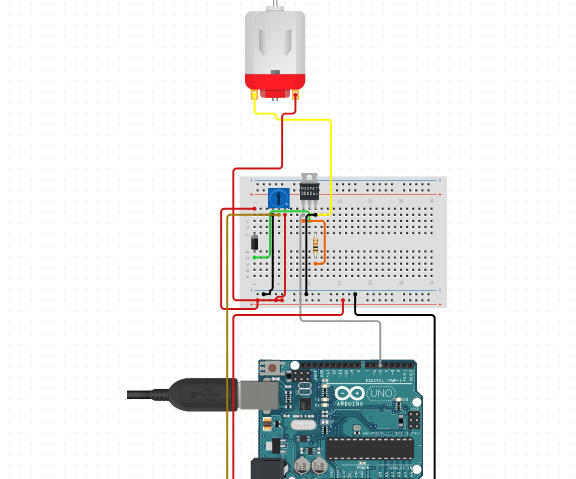 Speed Control of DC Motor Using Arduino and Potentiometer