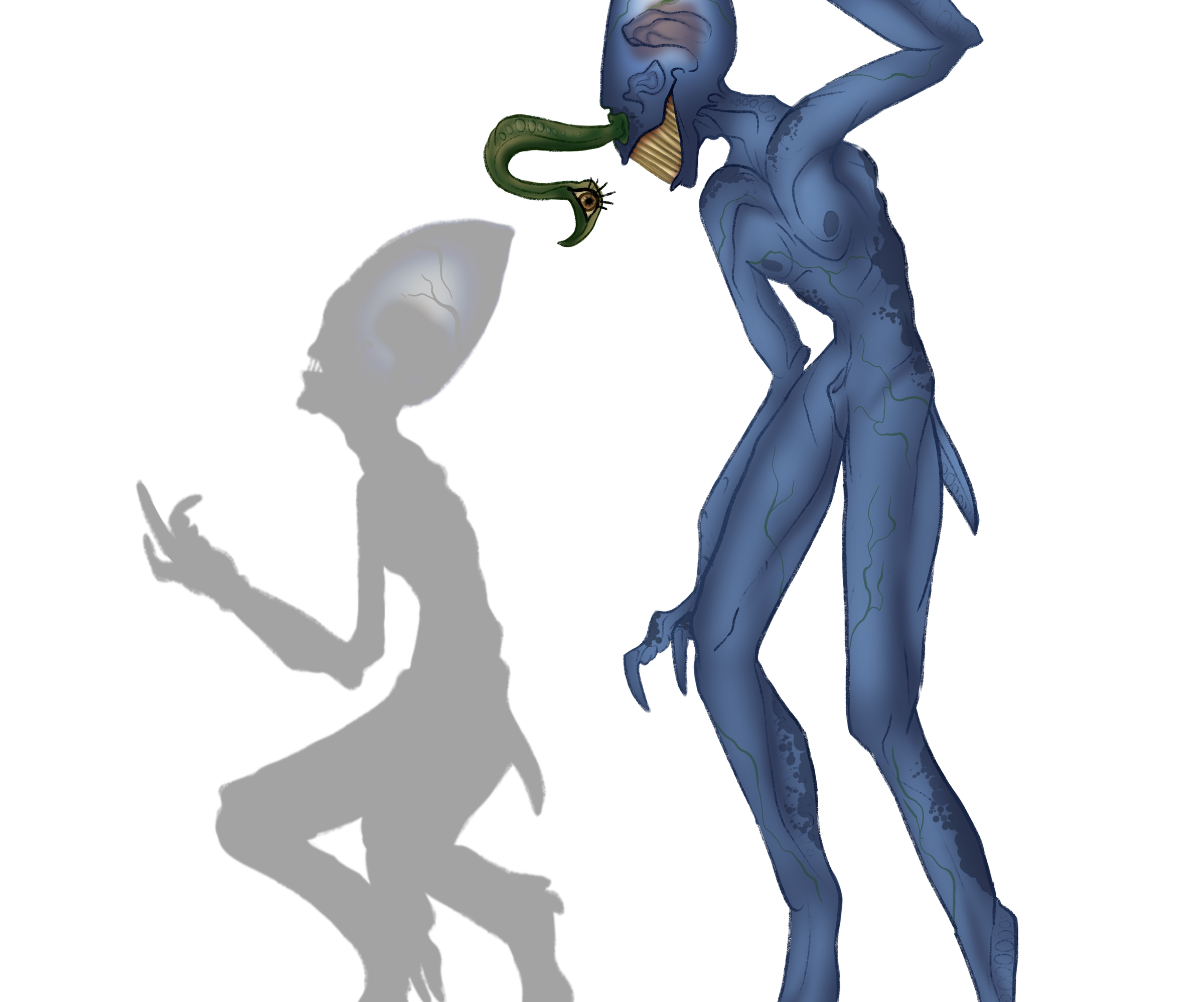 How to Draw an Alien ( Crusoe) 