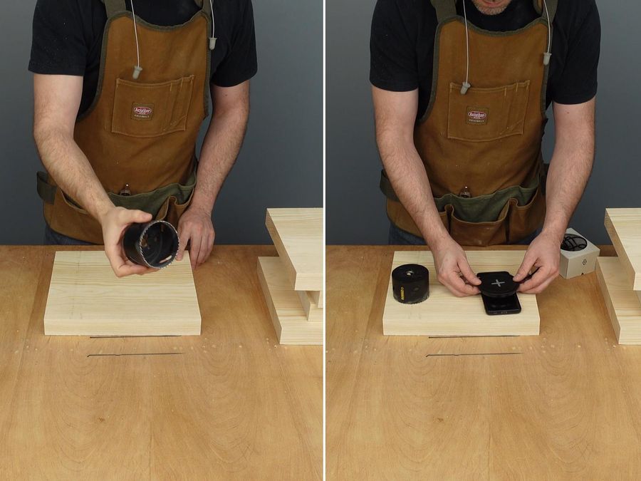 Holes and Pocket Holes in the Shelf