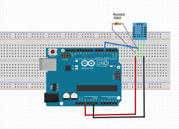 Connecting DHT11 With Arduino