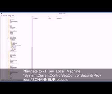 How to Disable SSL 2.0 and SSL 3.0 on Windows Server 2012, for IIS