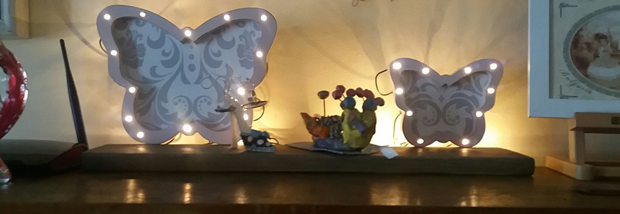 DIY Butterfly Light Decoration