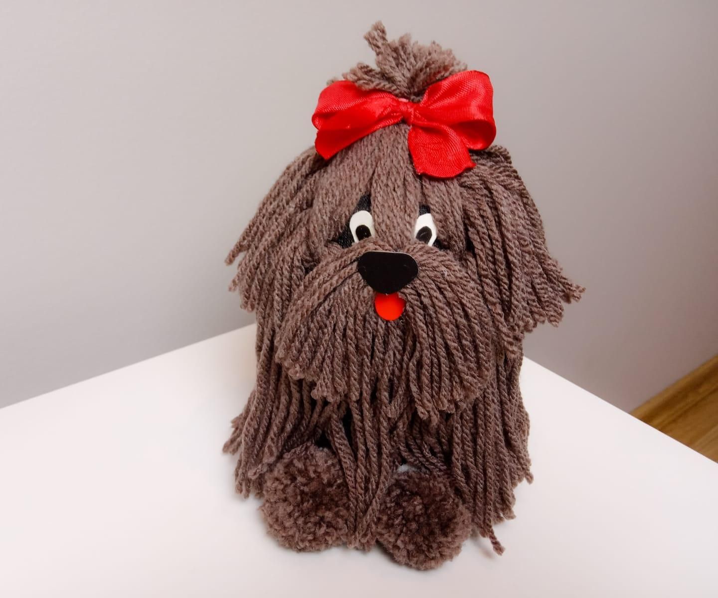 How to Make a Yarn Dog