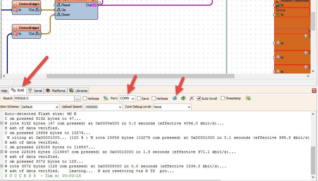 Generate, Compile, and Upload the Code
