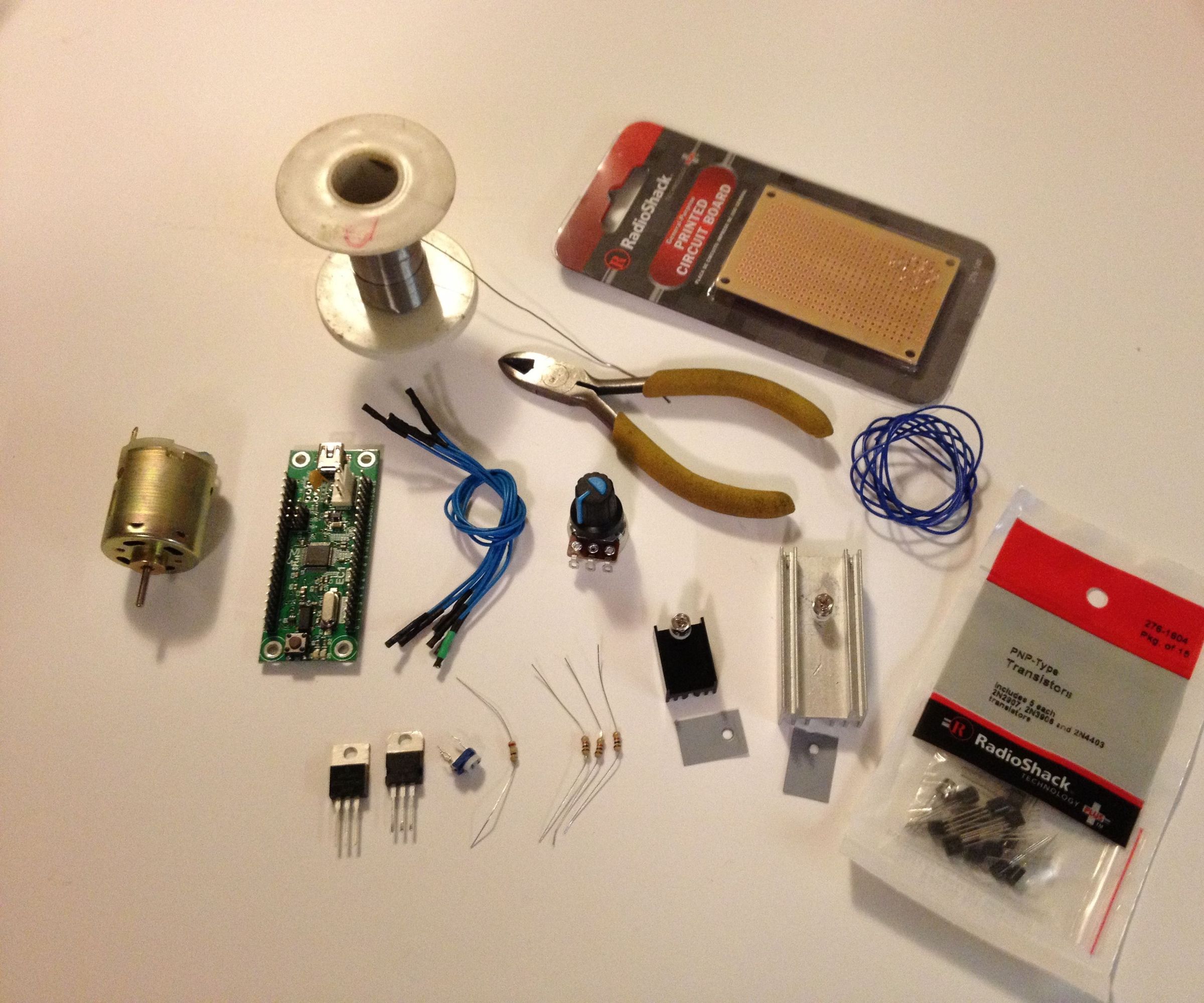 12-24v DC Motor Controller Using an EC1 SPLat PLC