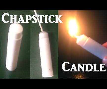 Emergency Lip Balm Candle