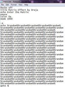 Batch Matrix Effect : 3 Steps - Instructables