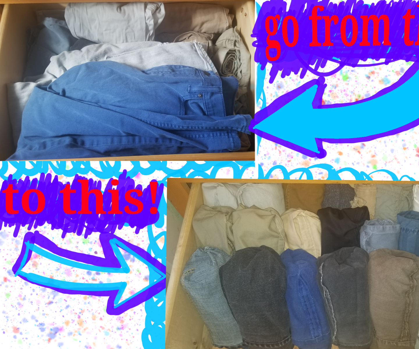 Organize Your Pants Drawer Like a Pro