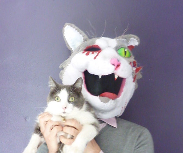 The Making of a Zombie Cat Mask