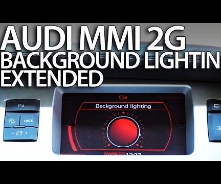 Activate Ambient Light in Audi MMI 2G