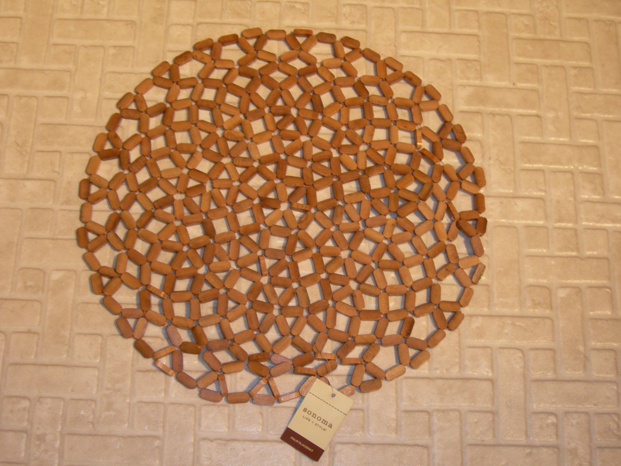 Placemat Into Wall Art
