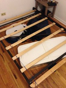 Creaking Box Spring Into Bed Slats : 5 Steps - Instructables