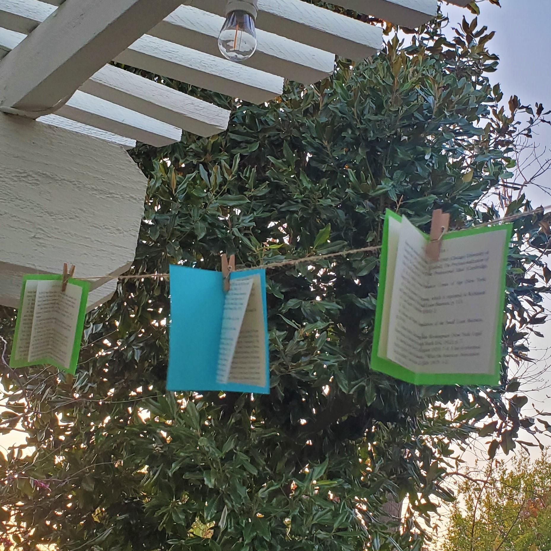 Mini Book Streamers