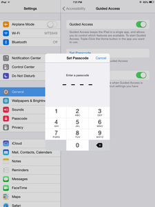 Turn on Guided Access