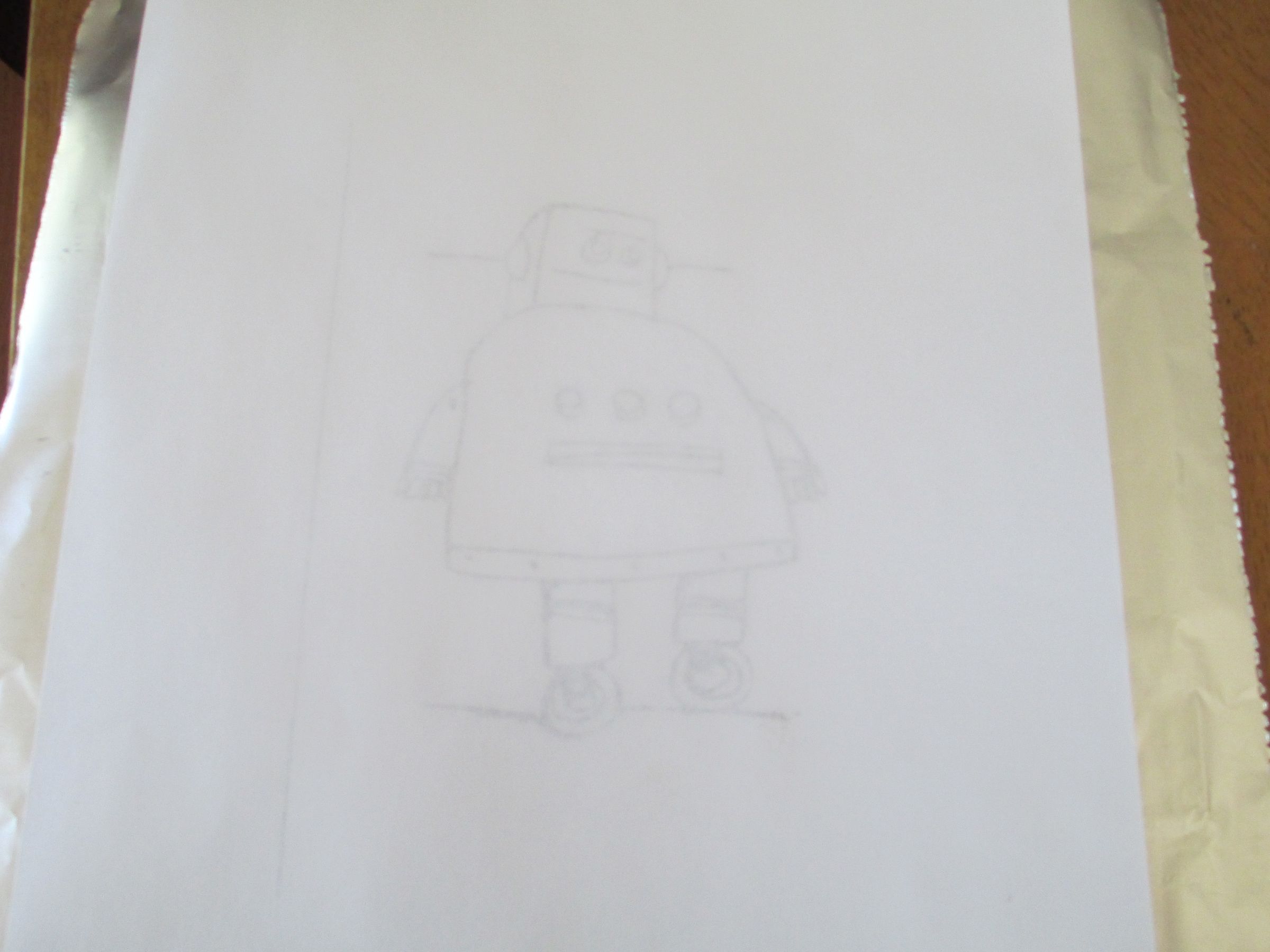 Tinfoil Instructables Robot (etched) 7 Steps Instructables