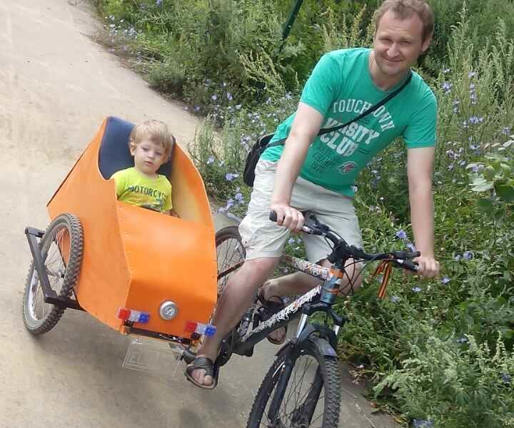 Bicycle Sidecar/Велосипедная Коляска