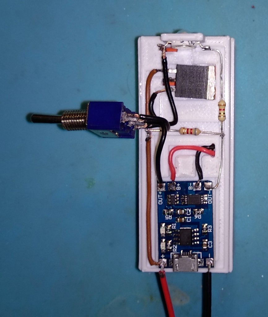 LED Emergency Lamp (Mostly Reclaimed) : 4 Steps Circuit Diagram